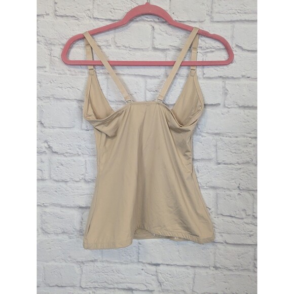 Spanx Slimplicity Open Bust Cami Tank Womens Sz XL Nude Super Slimming Shapewear - Picture 2 of 4